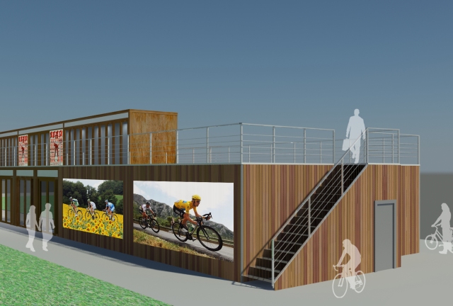 Megan Jones' Blog- Paul Danson Imagineering- Hardman Square Redevelopment- Pop Up Village- Hardman Square- Bike Shed